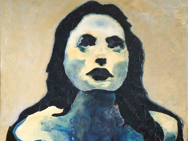  Quadri Pop Art di Carla Bertoli - 'The Silence' Dedicated to Marina Abramovic - Mixed Tecnique 90x90 - Year 2010